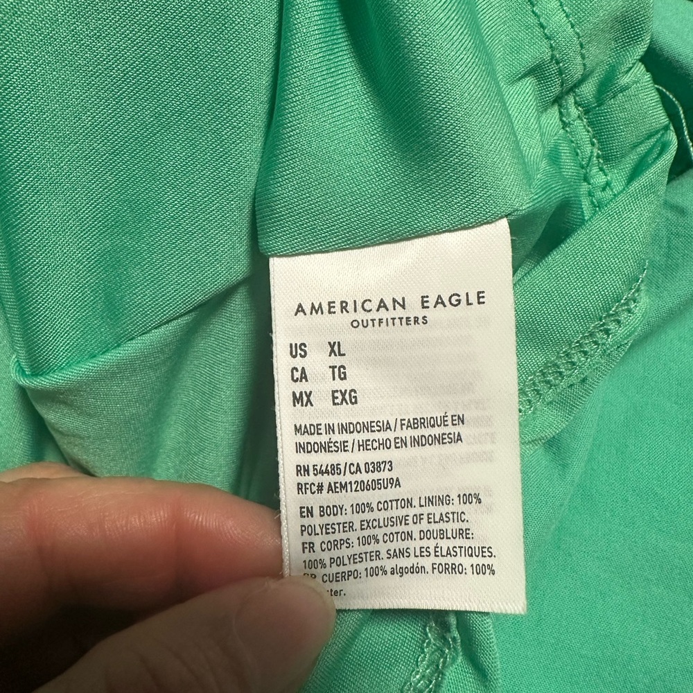 American Eagle Outfitters Teal Halter Dress - Picture 9 of 9